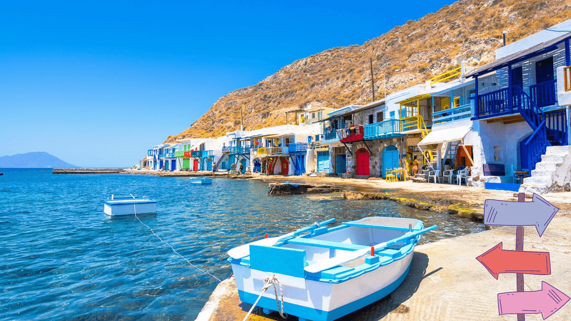 Recommendations for Milos, a volcanic Greek island in the Aegean Sea